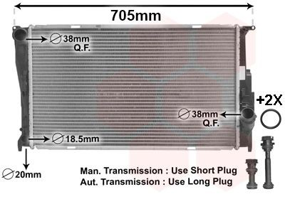 Comprar 06002293 VAN Wezel Radiador de auto